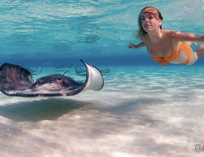 Cayman Islands Water Sports: Kayaking and Stingray Encounters